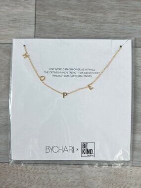 YCHARI x Be Kind by Ellen Gold "Hope" Necklace